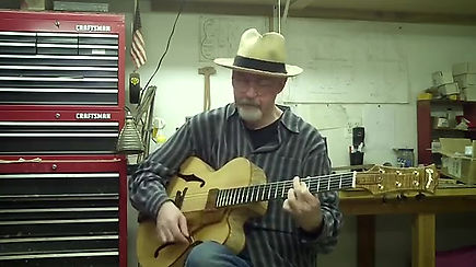 Randy Caldwell Playing Brad Goodman Archtop Guitar